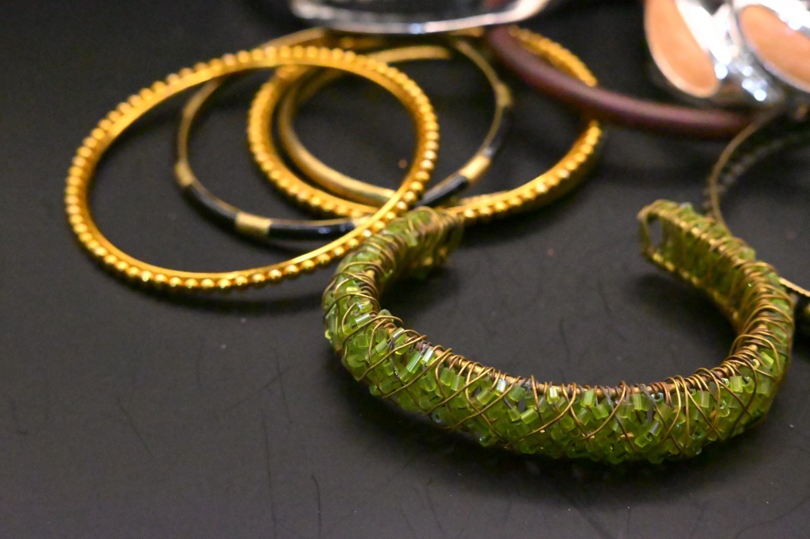 Vintage & Modern Bracelet Lot Mixed Jewelry Accessories Fashion Outfit Accent