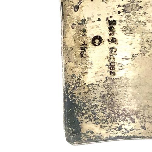 Vintage Signed Ben J. Chavez Navajo Sterling Hammer Works Wide Cuff Bracelet 7