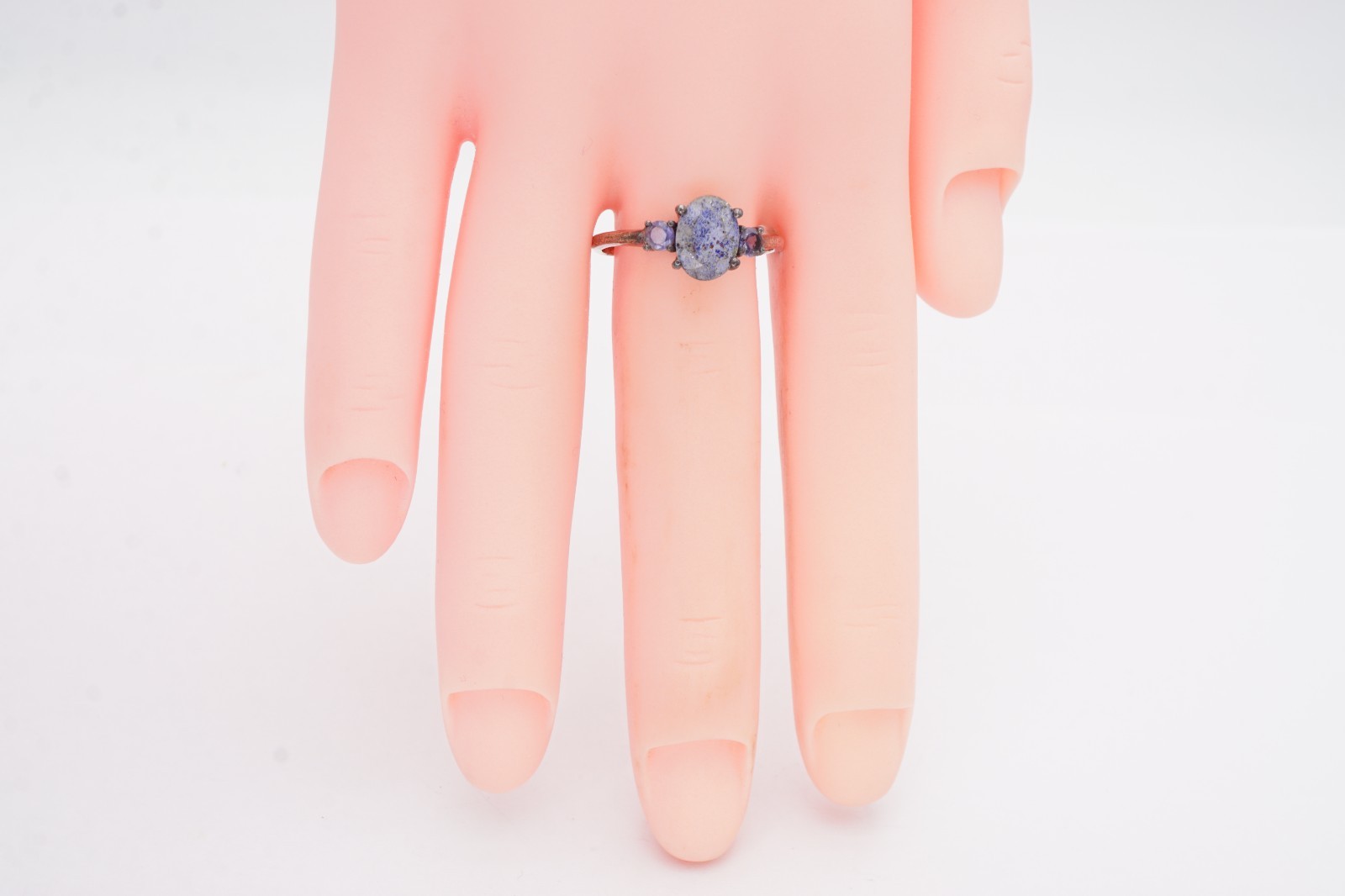 Vintage Sterling Silver 925 Iolite Ring Size 7