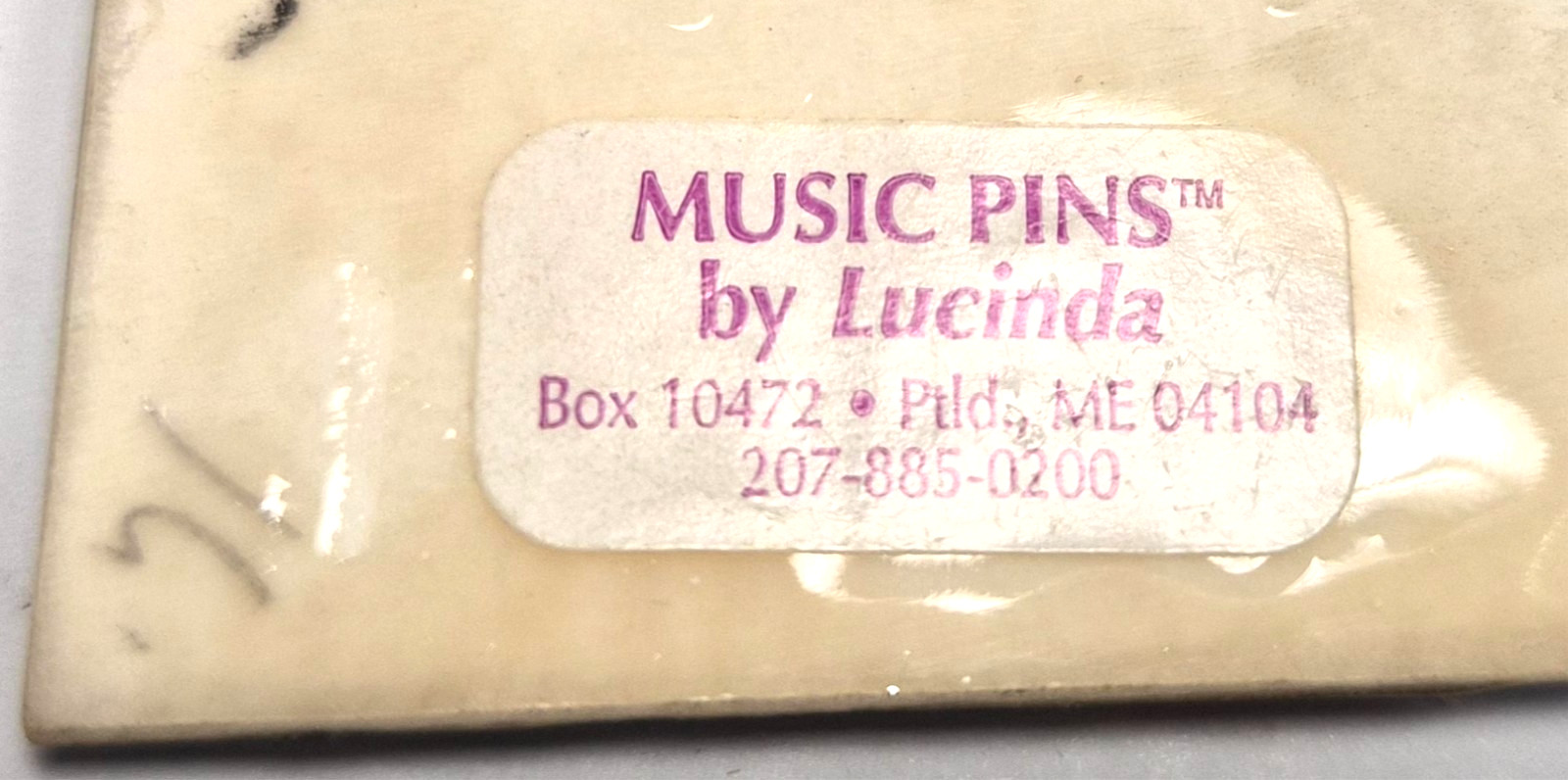Vintage Music Pins by Lucinda Piano Keyboard Gold Glitter Notes Pin / Brooch