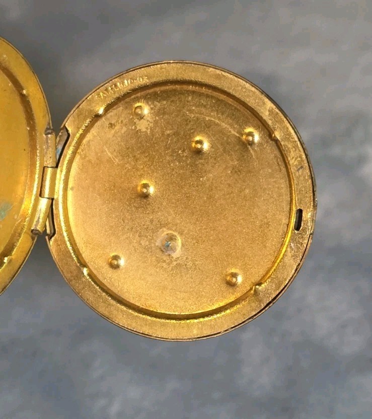 Victorian Rose Gold Filled Paste Locket