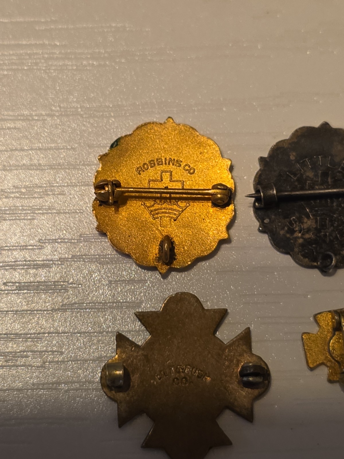 4 Vintage Pins For Collection Or Resale Look At A Pictures One Is Missing Pin