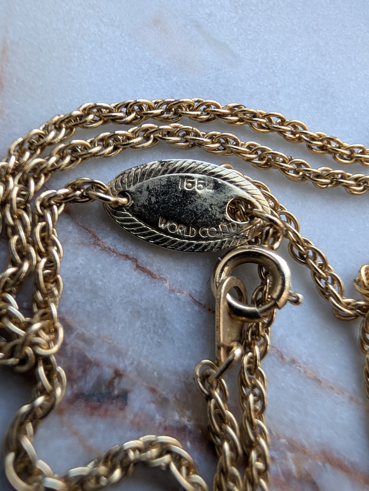 Vintage Lui Chantant Victorian Revival Convertible Brooch Pendant Necklace