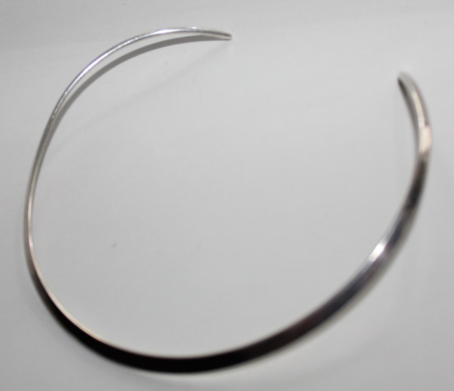 Vintage N. E. From Vintage Neckring Sterling Silver 925.