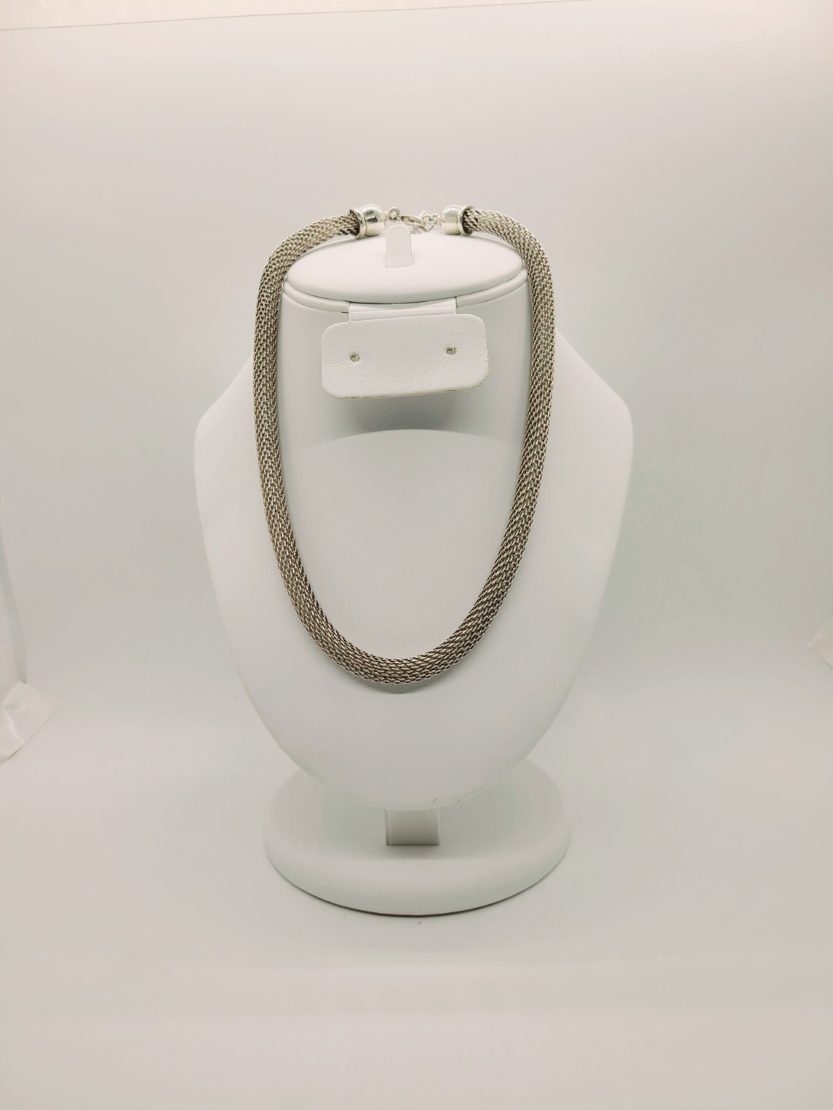Vintage 925 Sterling Mesh Choker