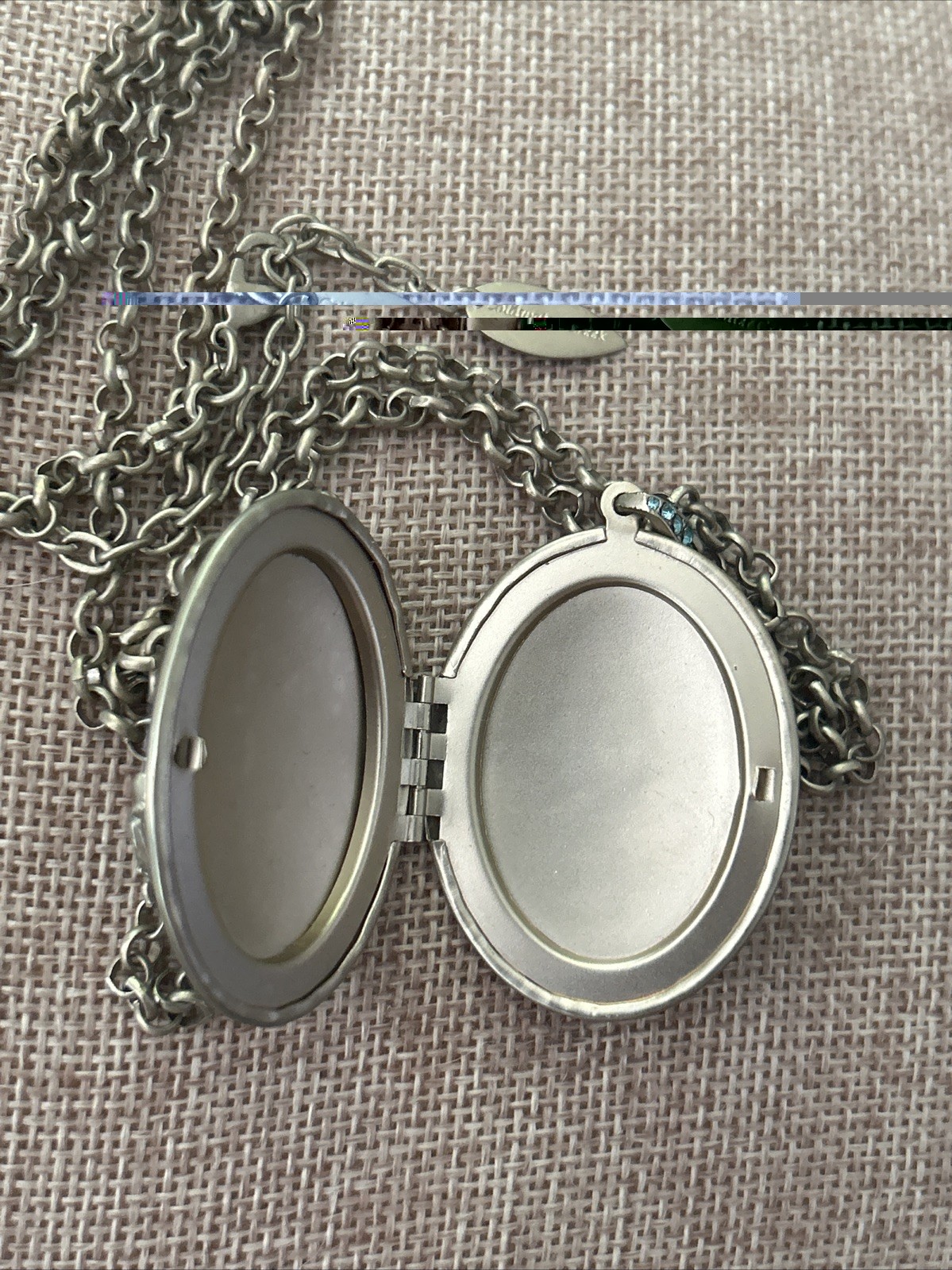 Vintage Signed Lot Coldwater Creek Necklaces Pendant Locket MOP Silver Gold Tone