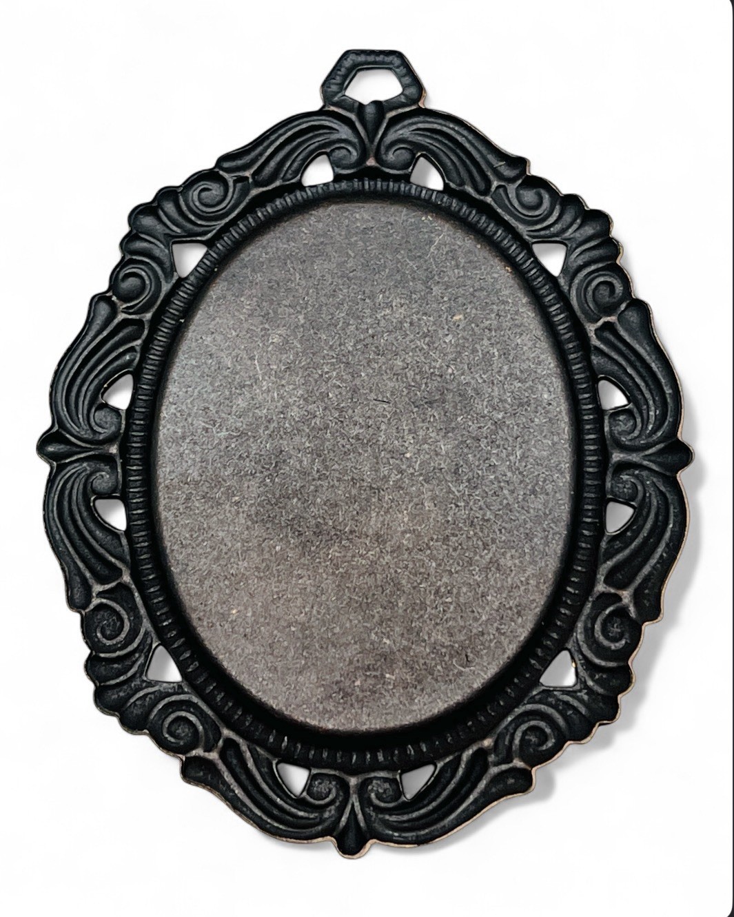 Retro Art Nouveau Revival Portrait Under Glass Pendant