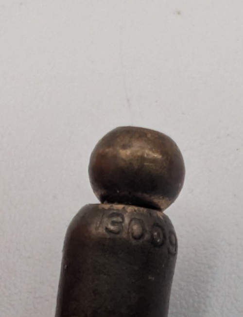 Antique 10K Yellow Gold Marcasite Stickpin with HOLD-ON Patent Safety Clutch