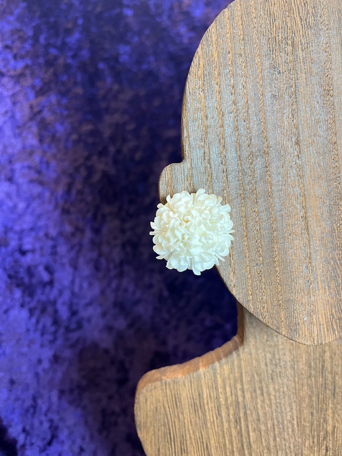 Vintage (1930’s-1950’s) Flower Clip-on Earrings, Very Interesting Earrings