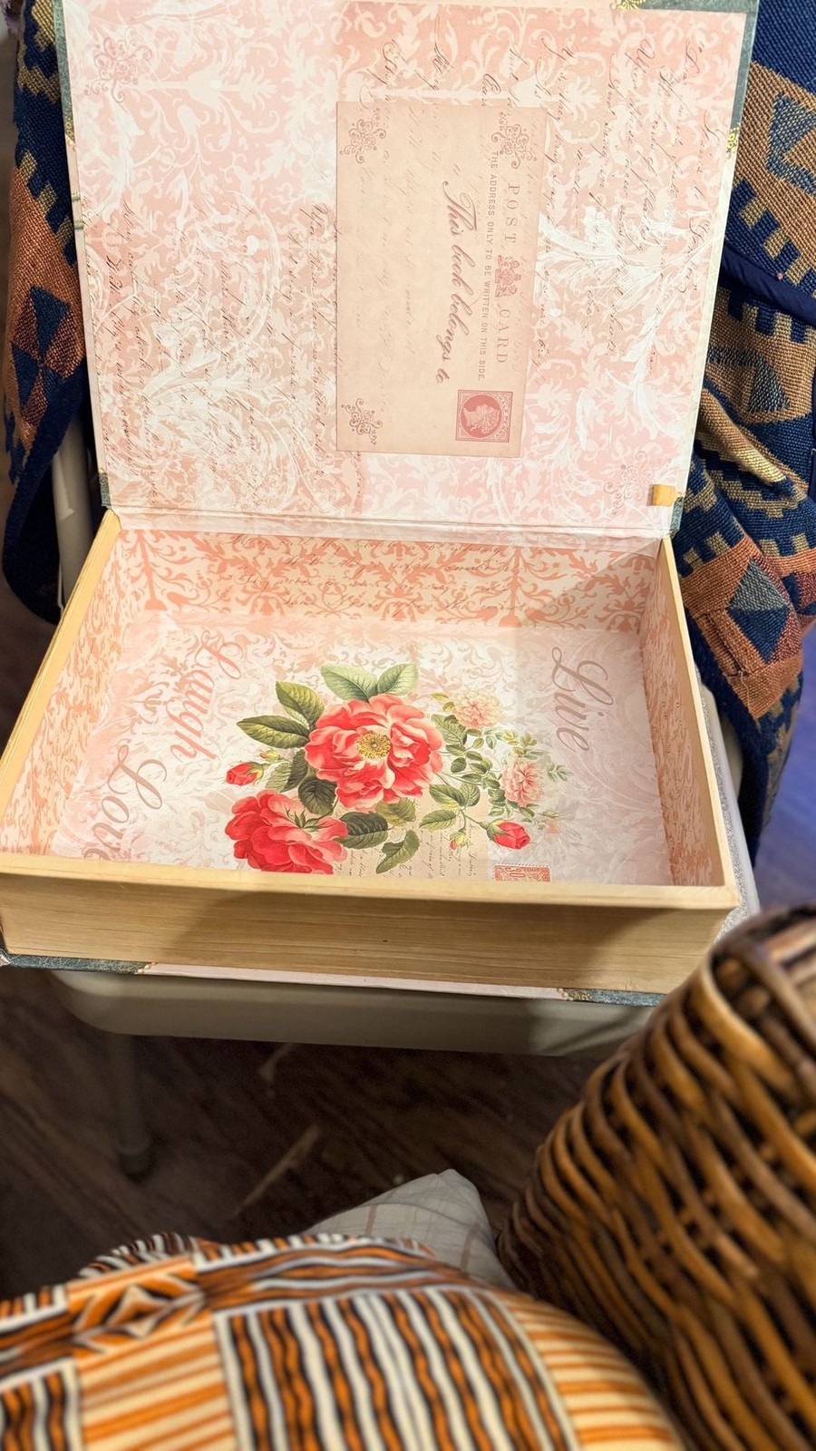 Large Vintage Costume Jewelry Lot with Decorative Book Storage Box