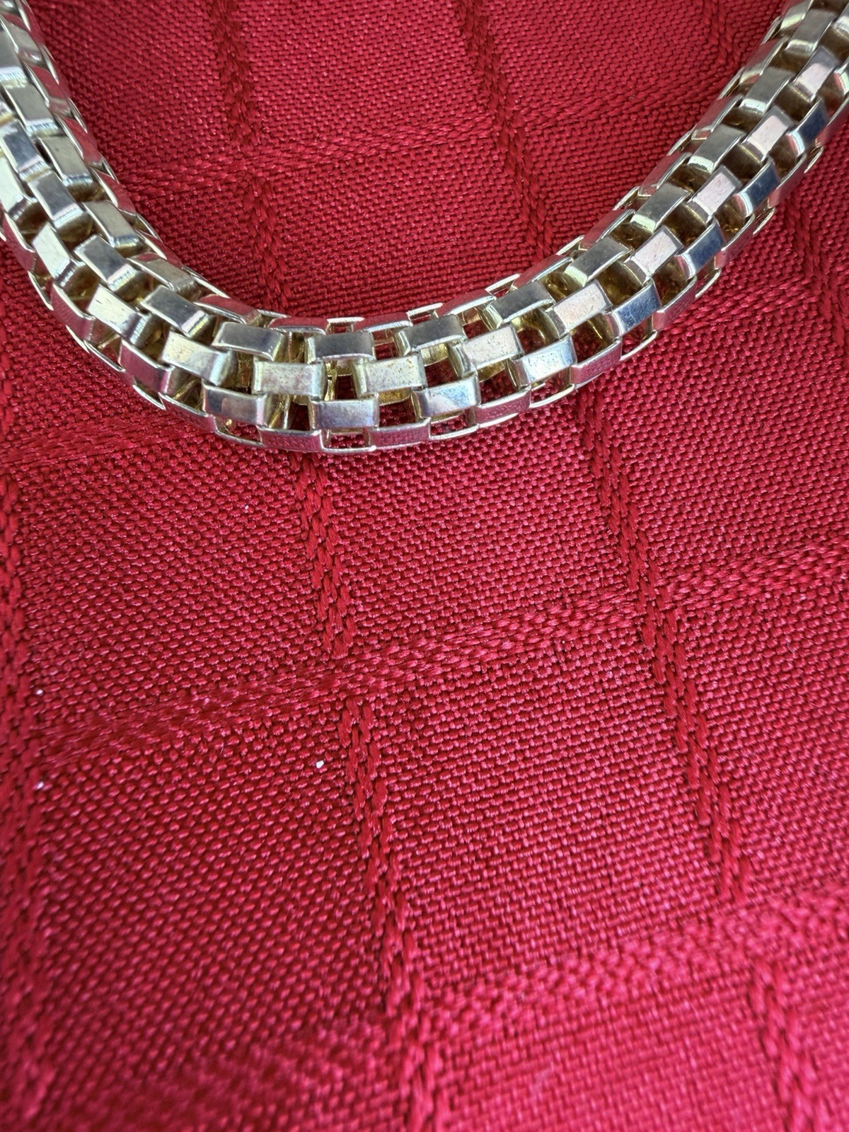 Vtg Convertible Magnetic Omega Mesh Necklace Bracelet Silver Gold Tone