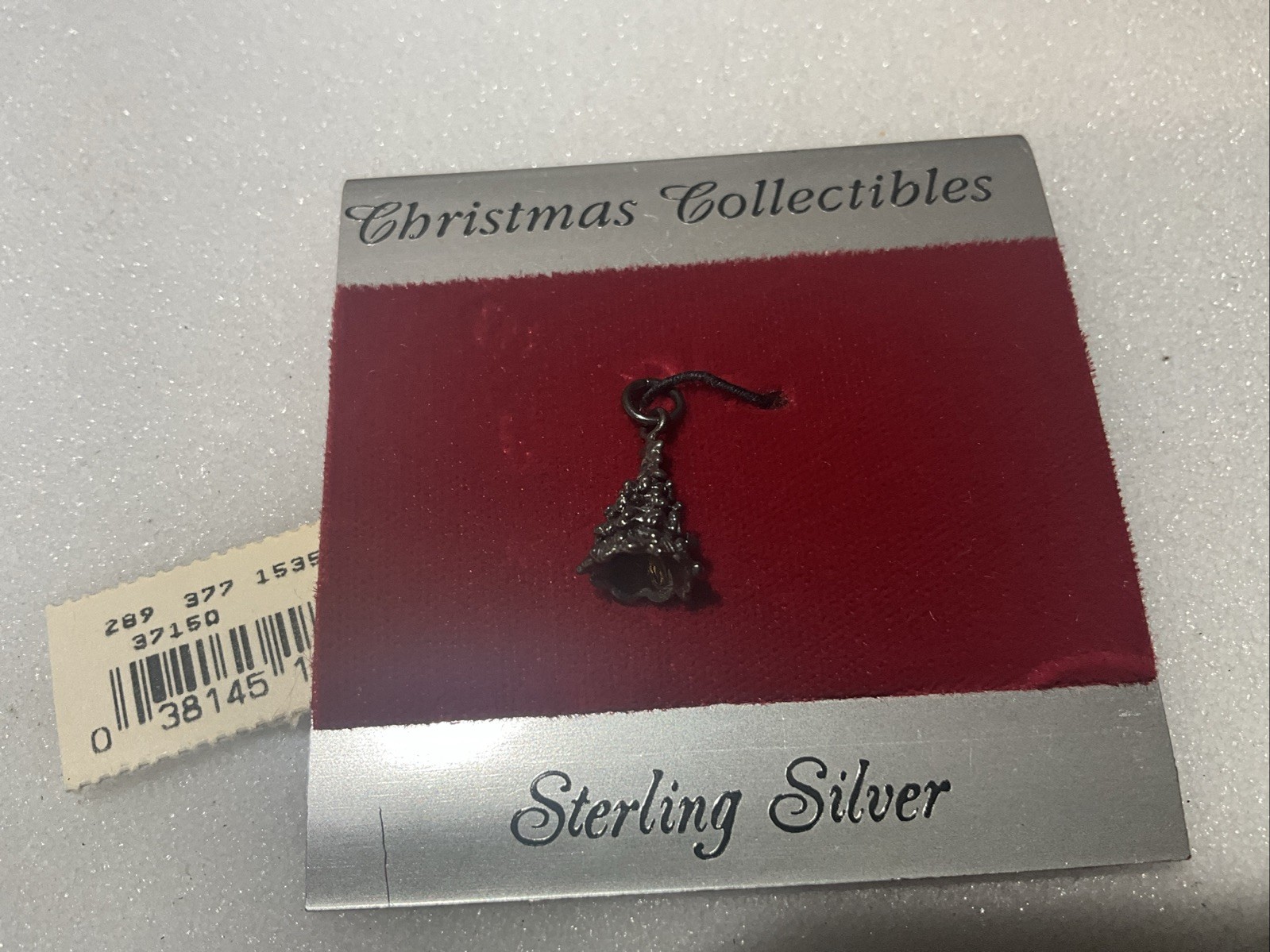 NEW Sterling Silver Holidays Charm COLLECTIBLES “CHRISTMAS TREE ” FREE SH