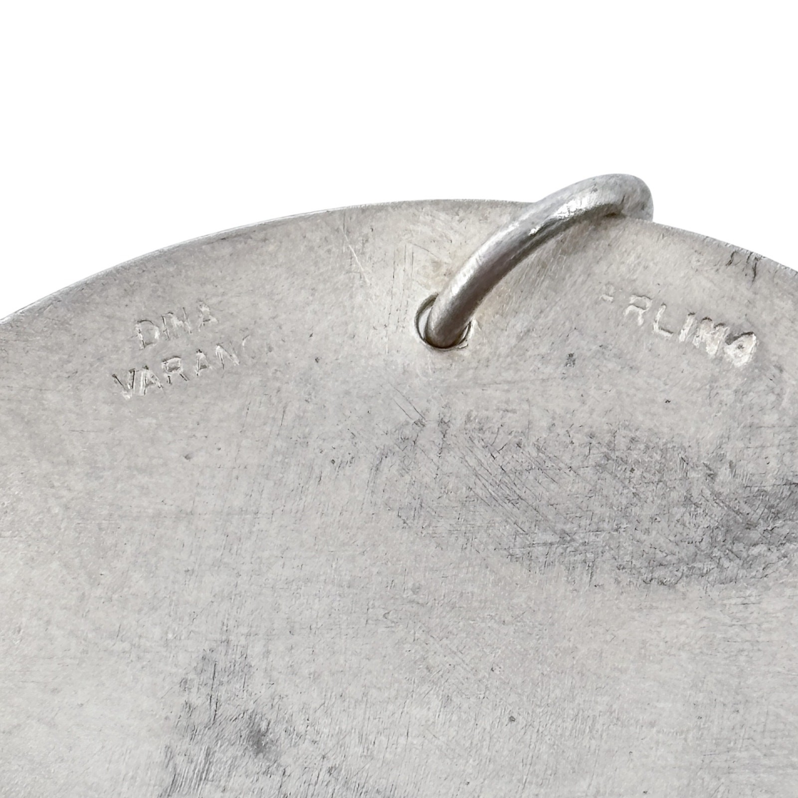 Vintage Sterling Silver 925 Dina Varano Every Day Matters Disc Pendant