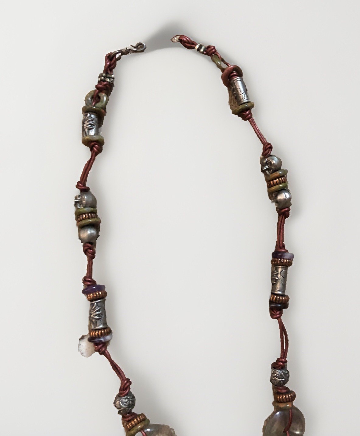 amethyst necklace vintage antique