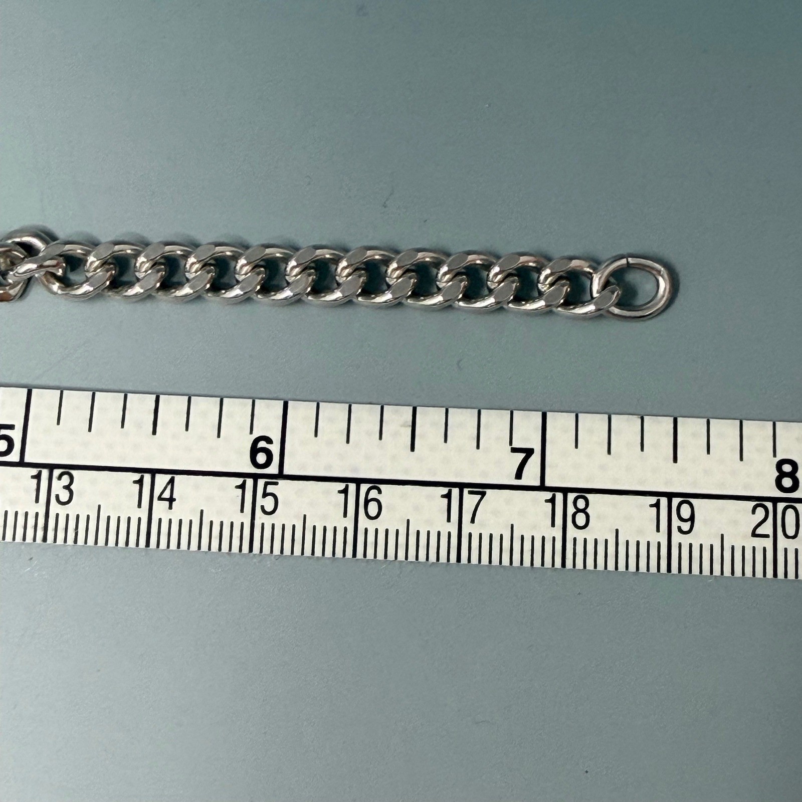 Elco Sterling Silver ID Bracelet Betsy Engraved Curb Chain Heart Clasp 7.25in