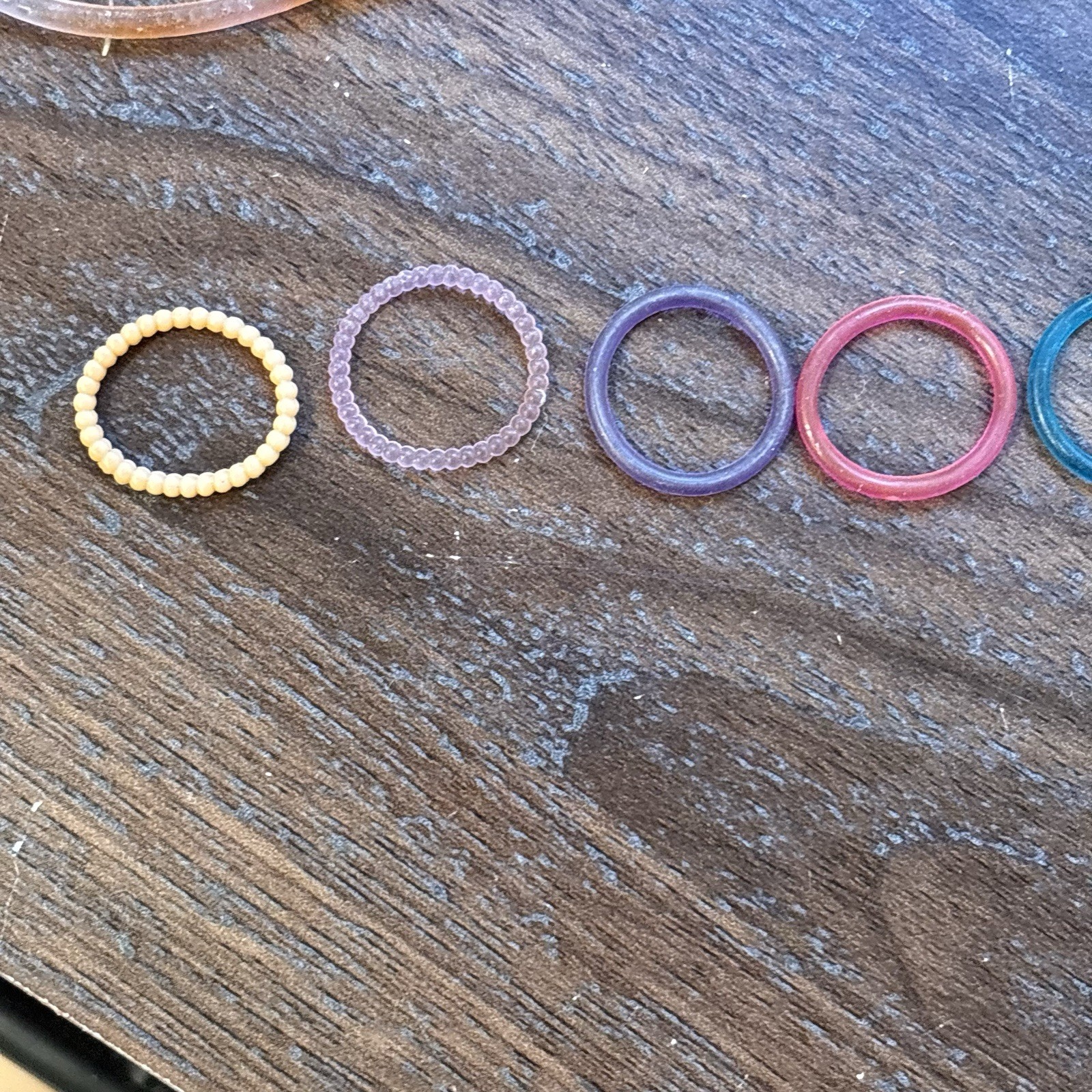 Vintage 1980s Jelly Bracelets Glitter Bangles Jelly Rings Lot Of 37 Pieces