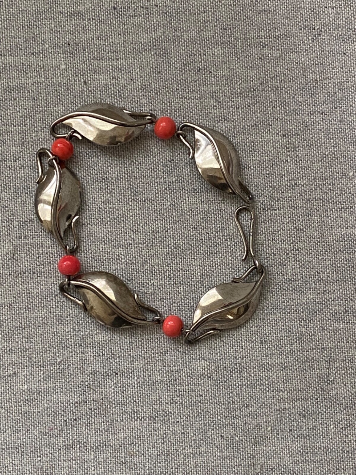 Vintage SIMMONS Sterling Silver MCM Art Deco Modernist Retro Bracelet