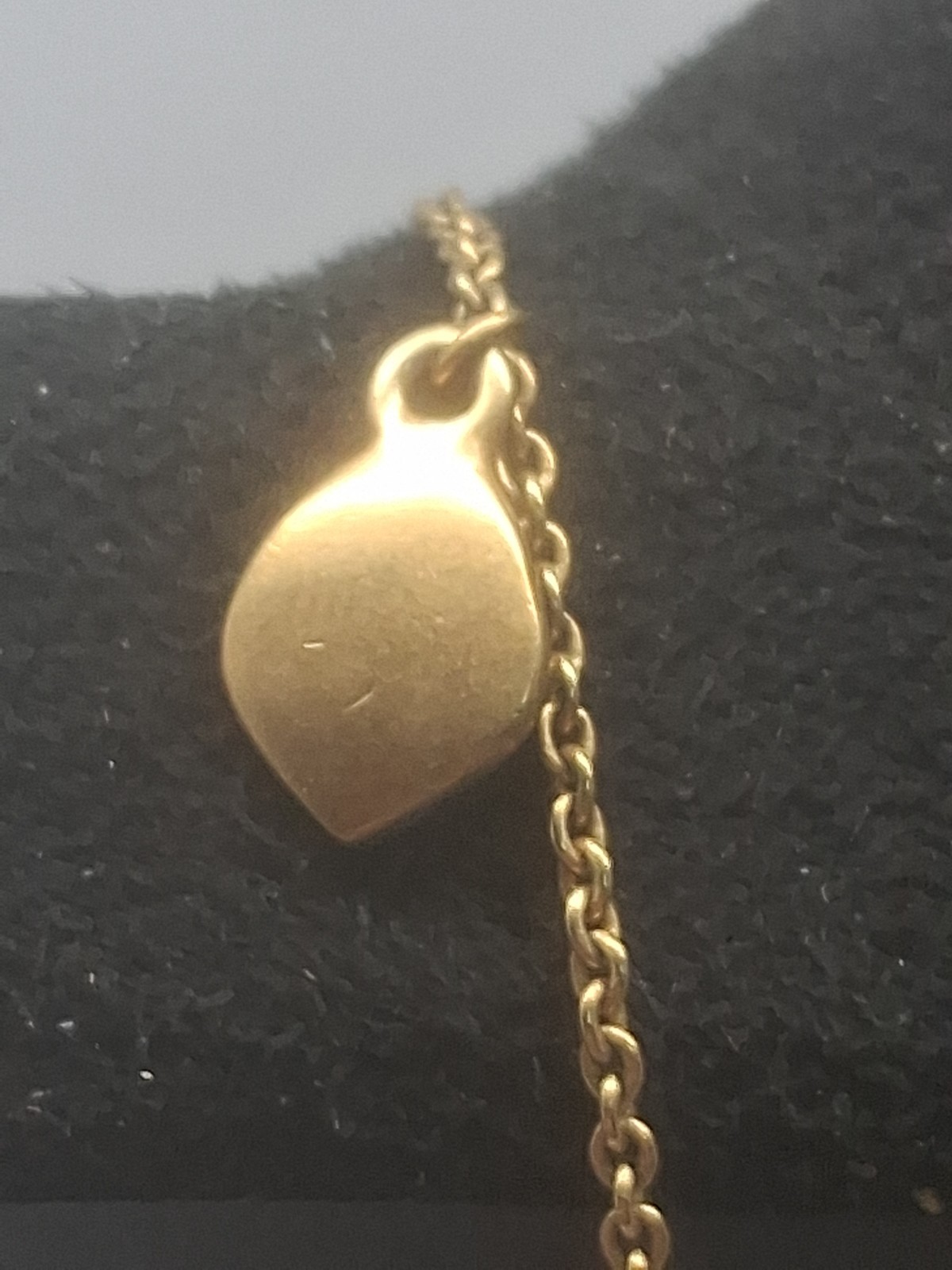 Vintage Ralph Lauren Gold Tone Hammered Leaf Graduated Dangle Station Necklace