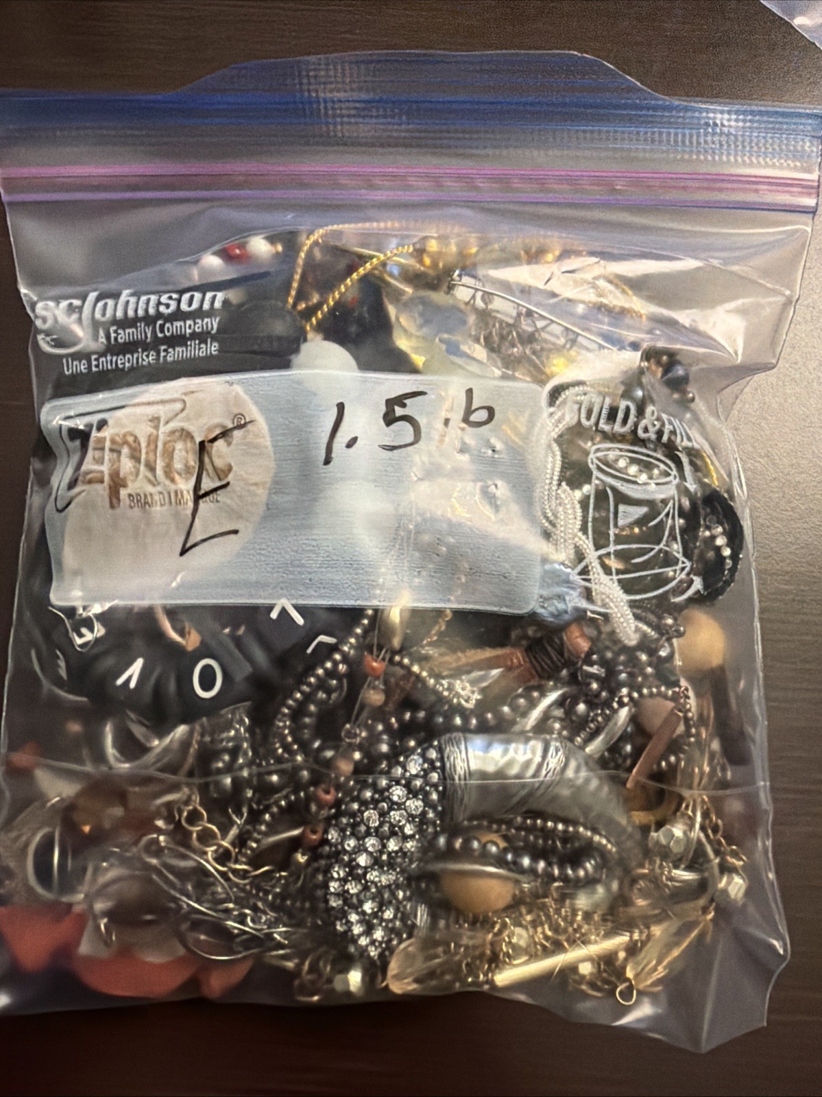 1.5 LB Vintage 2 Modern Costume Jewelry Wear/Resell/Repair Mystery Treasure Hunt