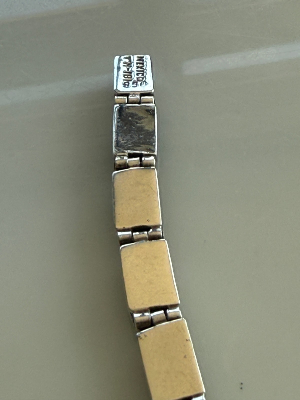 Vintage Taxco Mexico Sterling Silver 950 Black Onyx Tennis Bracelet TM-181 7.5″