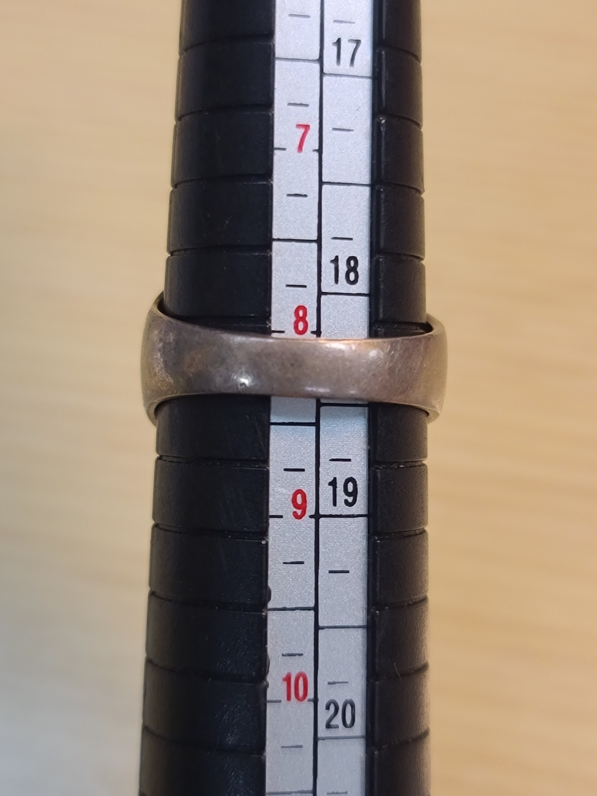 Vtg Sterling 925 Solid Silver Black Onyx Modernist Taxco MEX Ring 8.25sz Signed