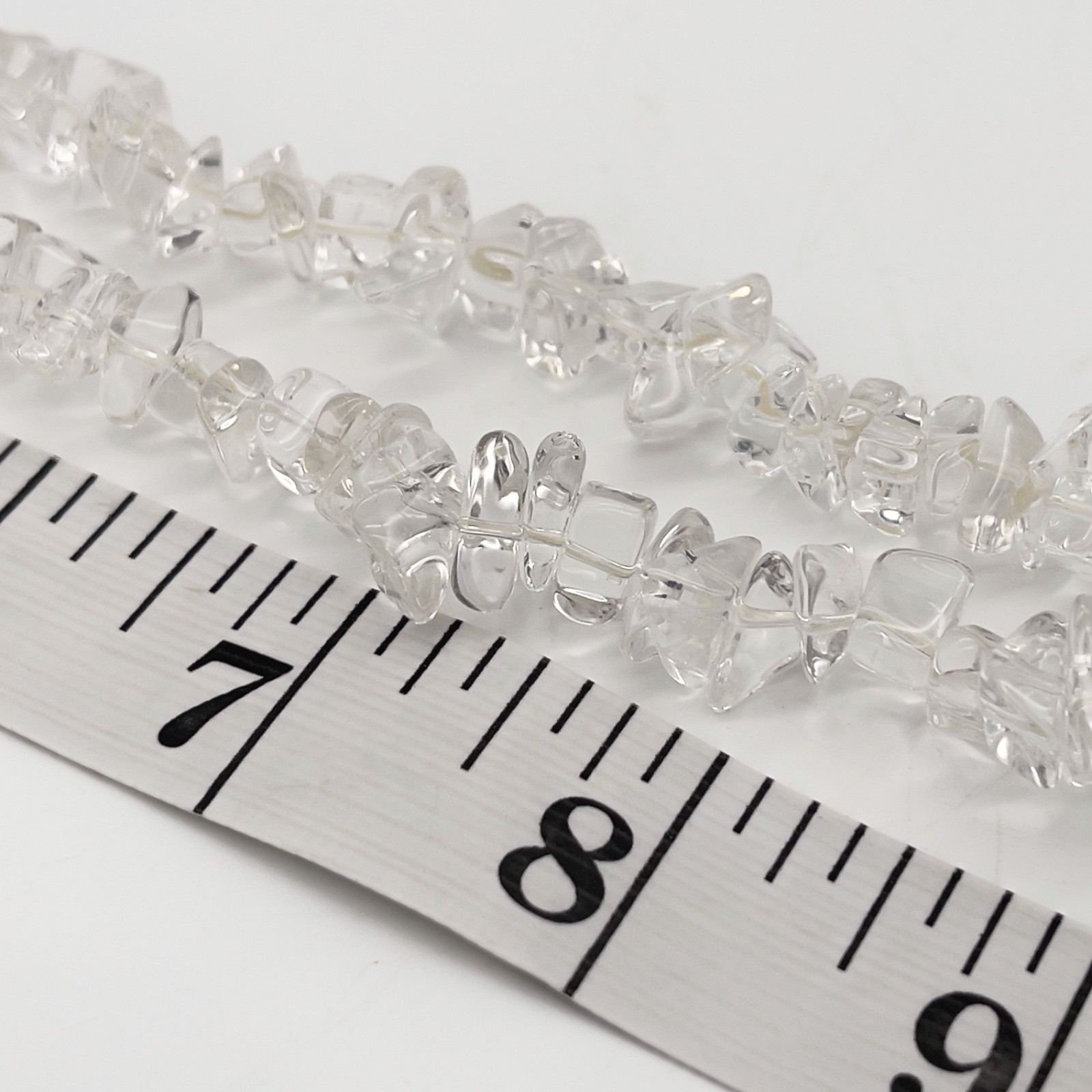 3 Necklace Bundle: Super Clear Rock Crystal – Frosty Quartz – VTG Czech Crystal