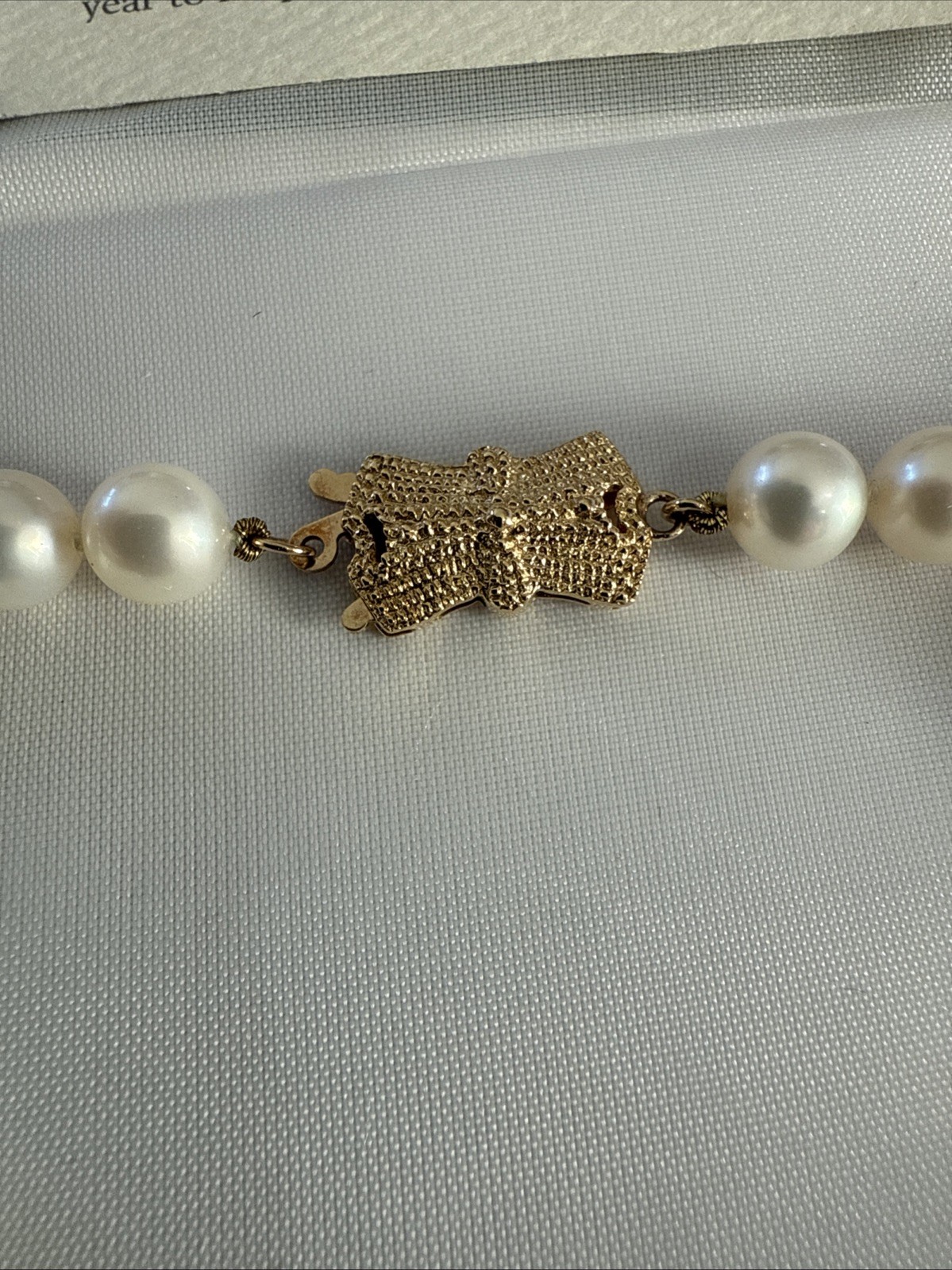 6.5mm Mikimoto Akoya 16″ Long Cultured Pearl Necklace 14K Clasp