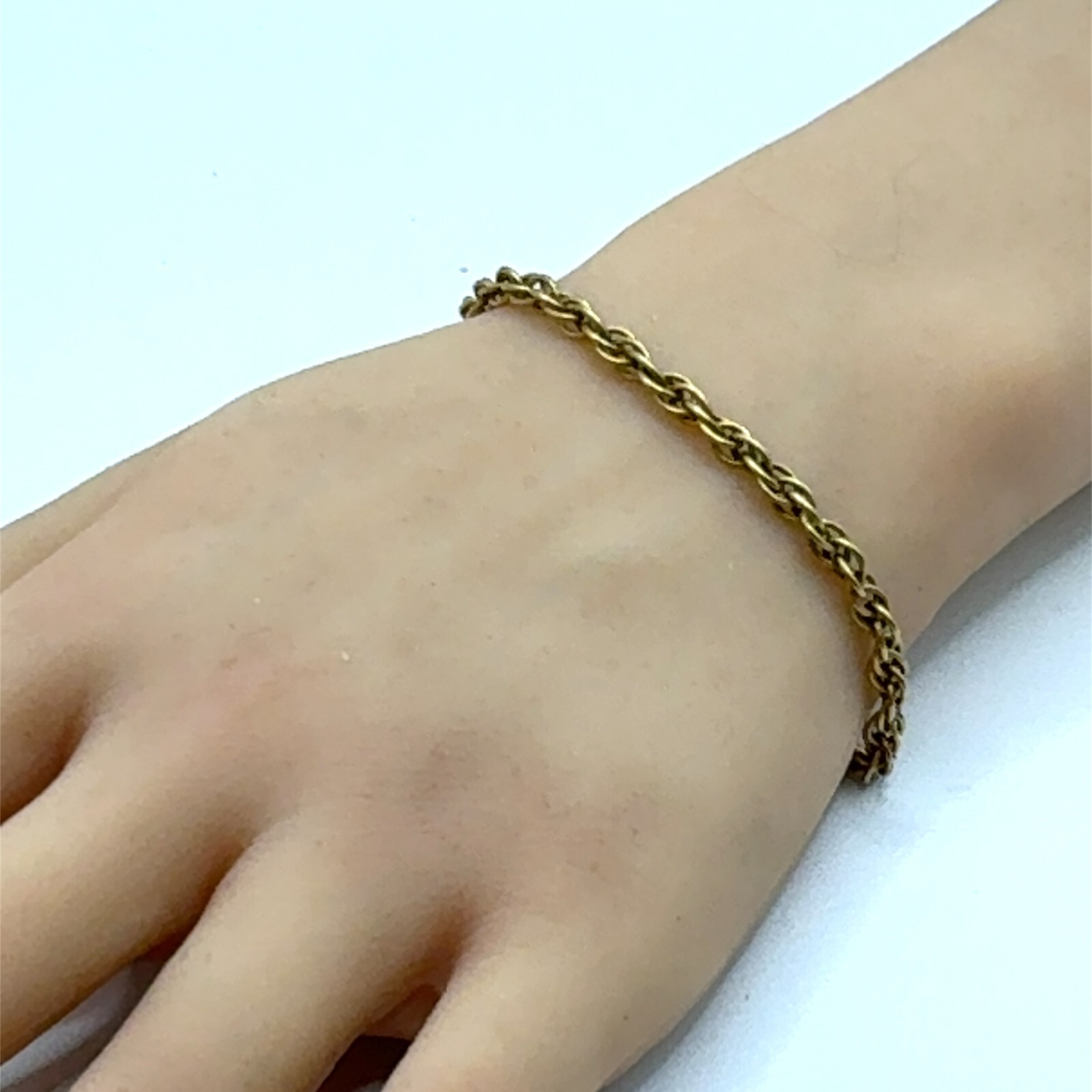 12K Gold Filled 4mm Wheat Chain Bracelet