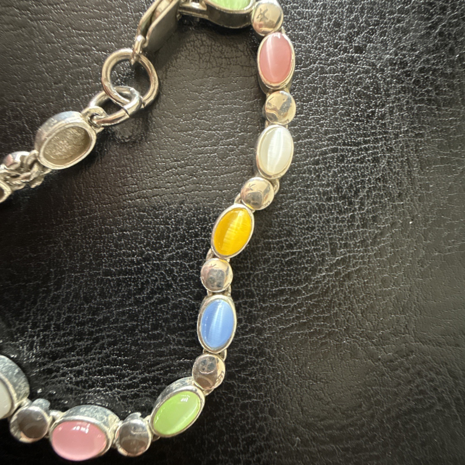 Multi-Color Tutti Frutti Station Bracelet Premier Designs Cat’s Eye Glass