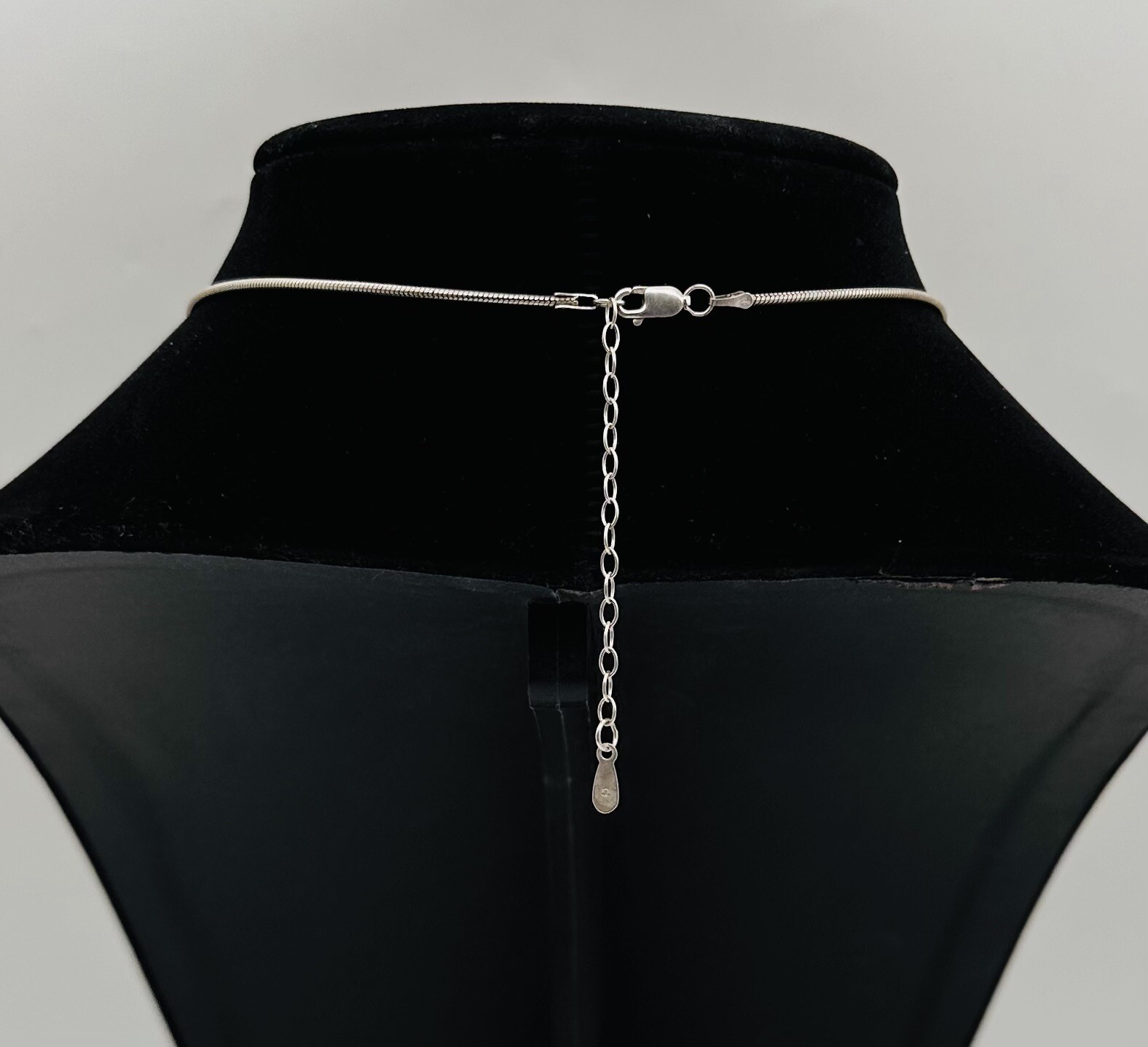 DOMINIQUE DINOUART Sterling Silver 2-Tone Mexico Spiral Pendant & 925 Necklace