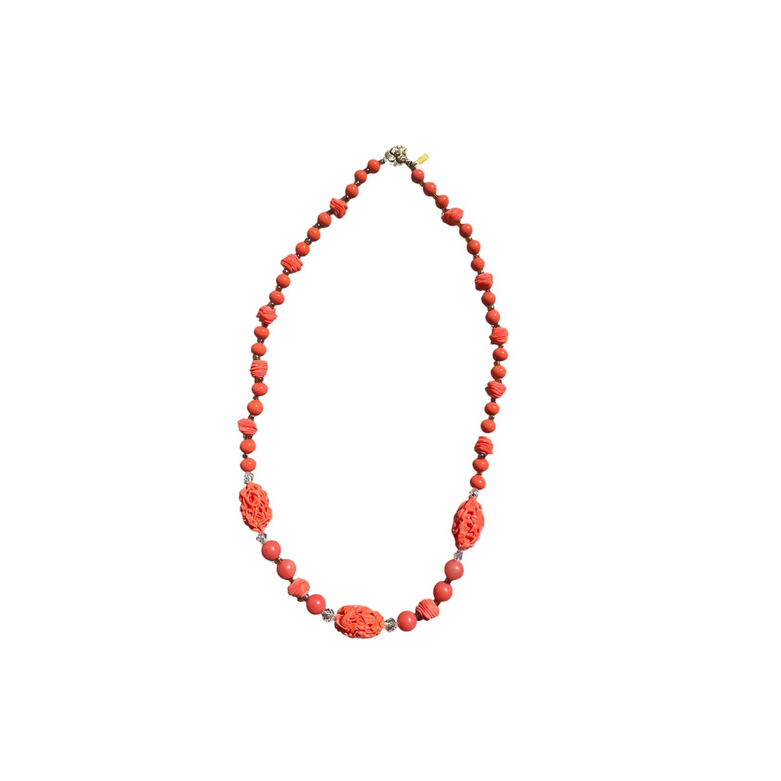 Hattie Carnegie Glass Bead Necklace