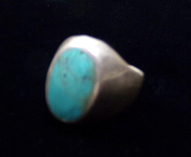 RARE VINTAGE TURQUOISE 925 SILVER RING SIZE 7 J88CR CL88CR BZ8CR JZ85