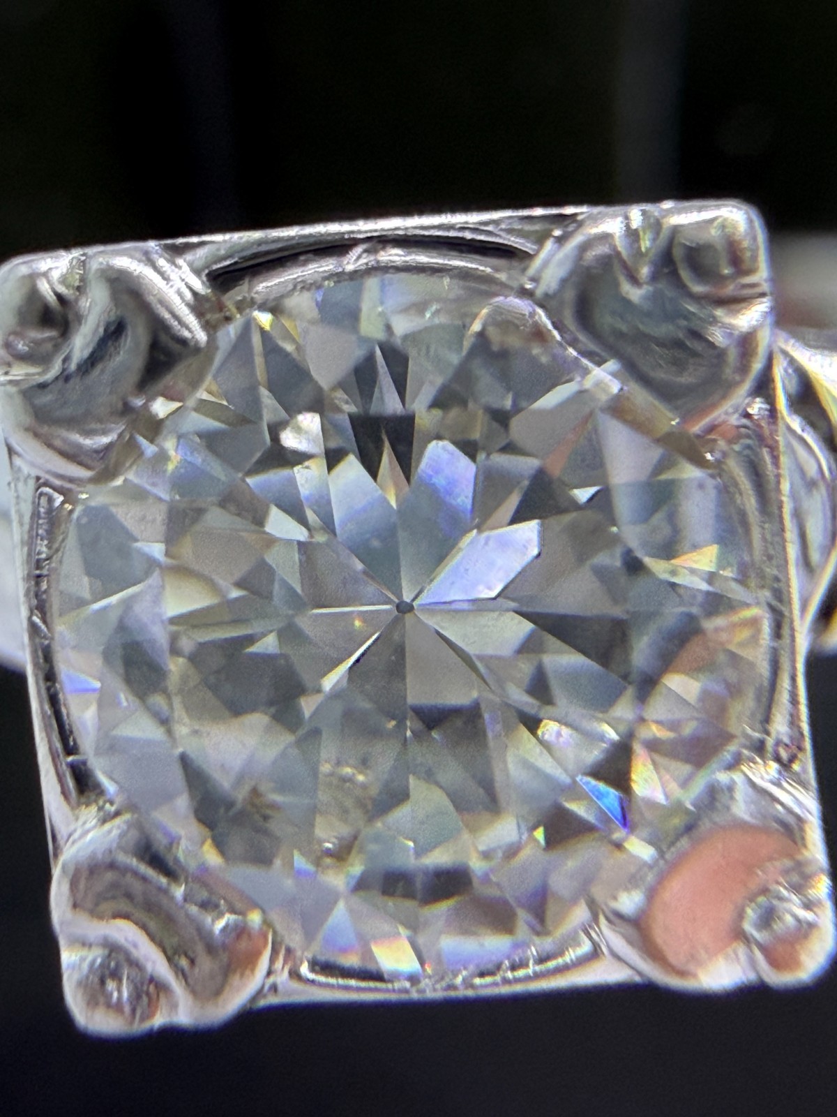 Vintage Old European Cut Diamond Solitaire Ring – 1.00ct 14K White Gold