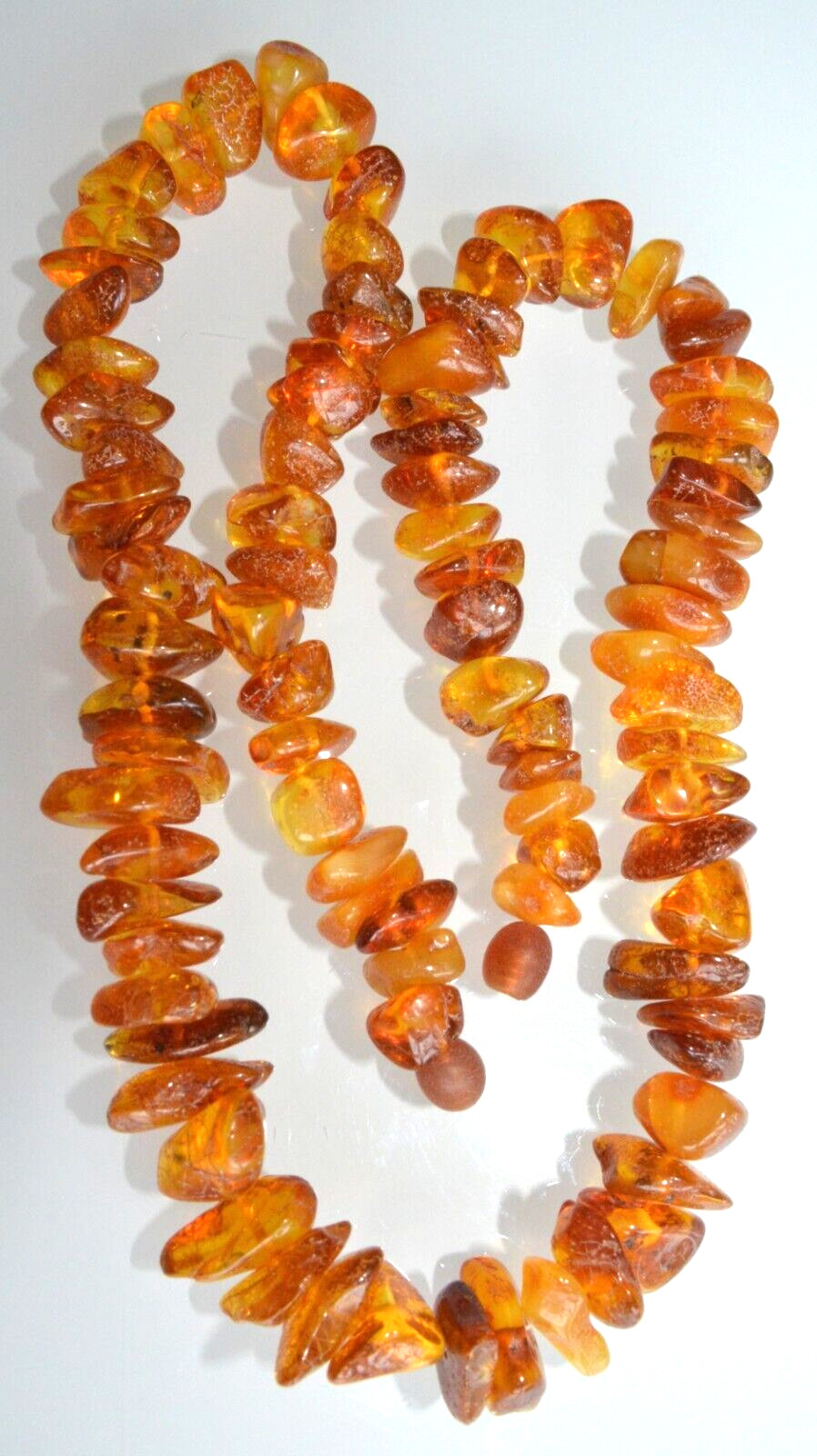 43gr RUSSIAN SOVIET BALTIC AMBER BEAD NECKLACE 琥珀 BRACELET STONE PENDANT EARRING