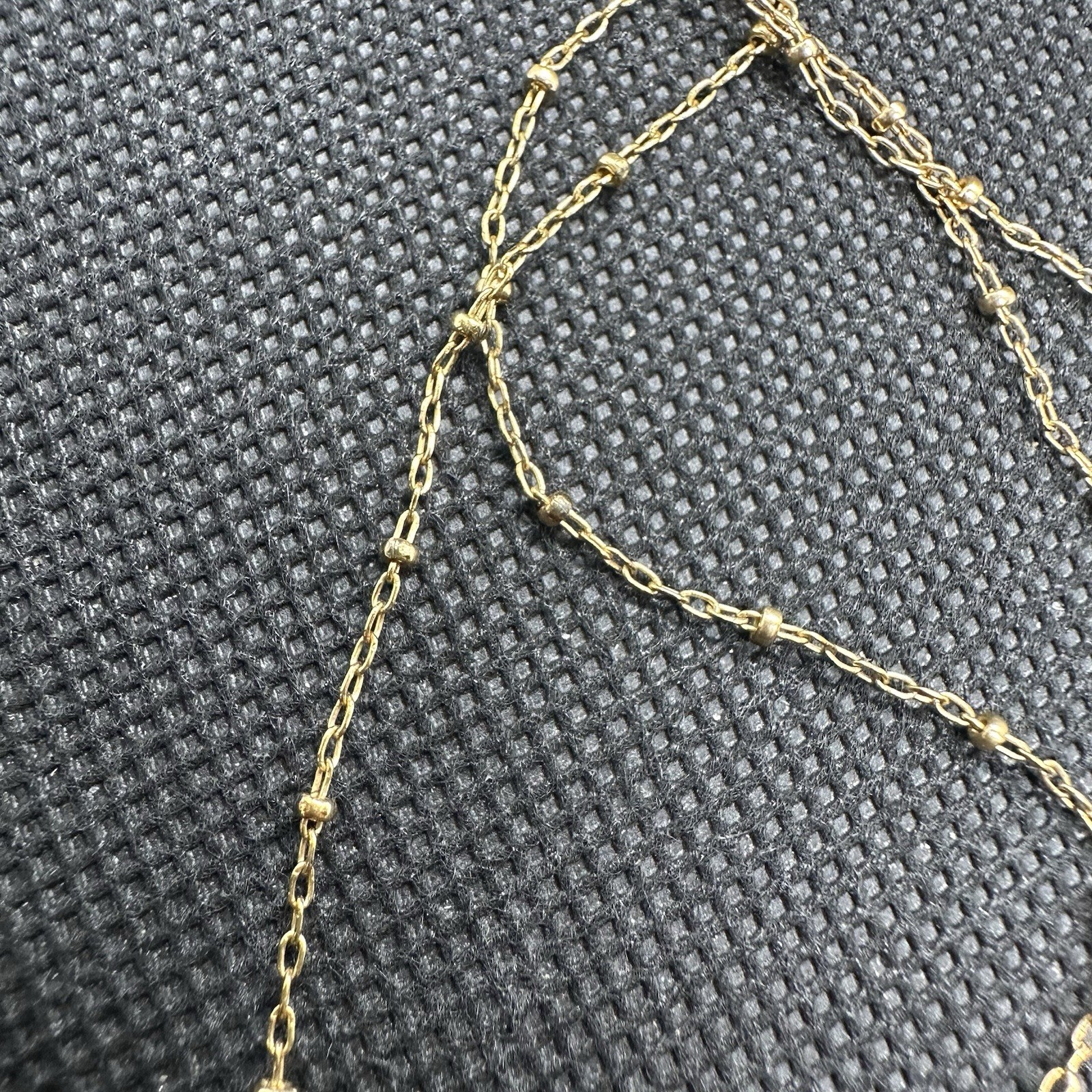 Vintage Small star Opal art necklace 1/20th 14k GF Gold filled chain 16″