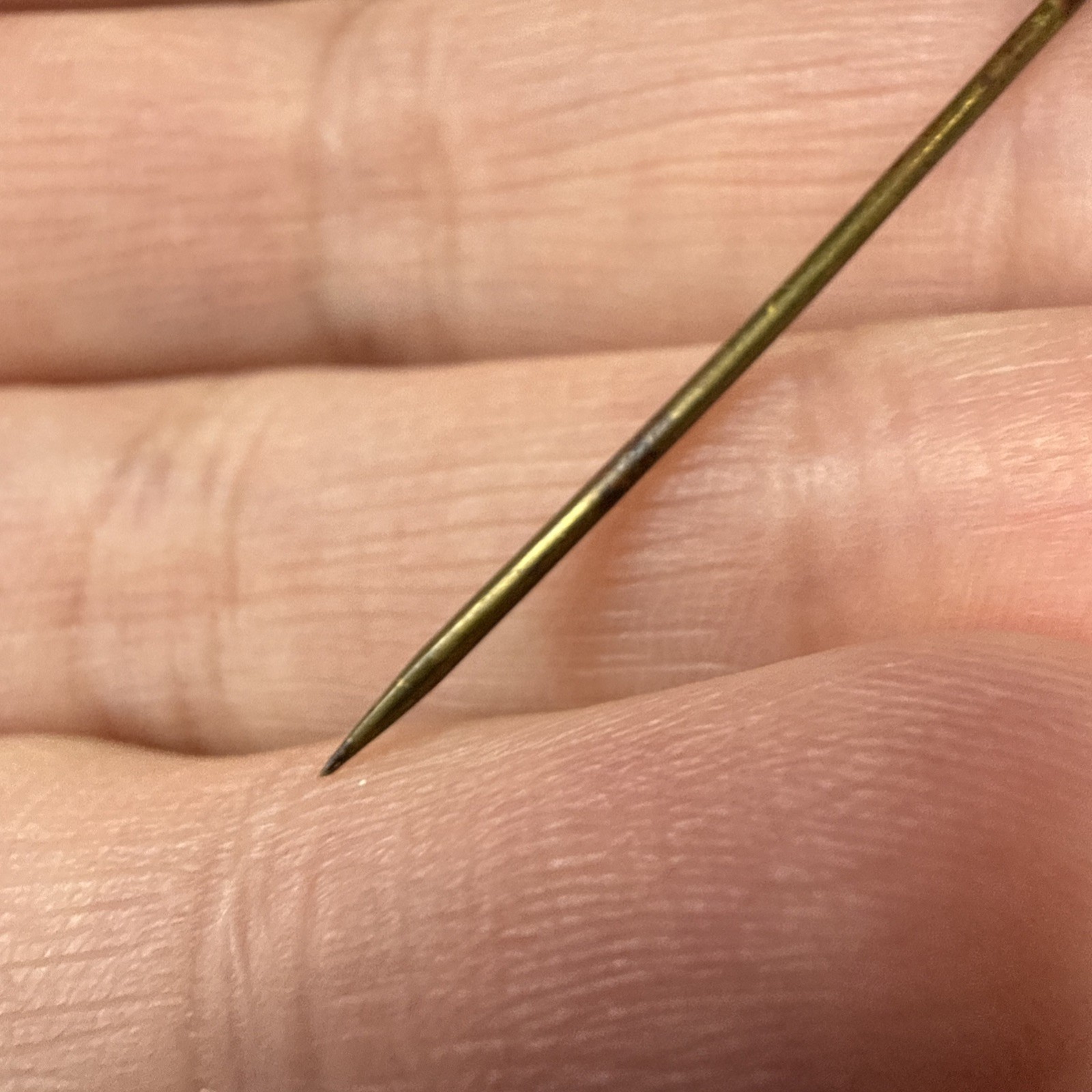 Art Nouveau Antique 1 3/4 in Hair Pin Stick Pin