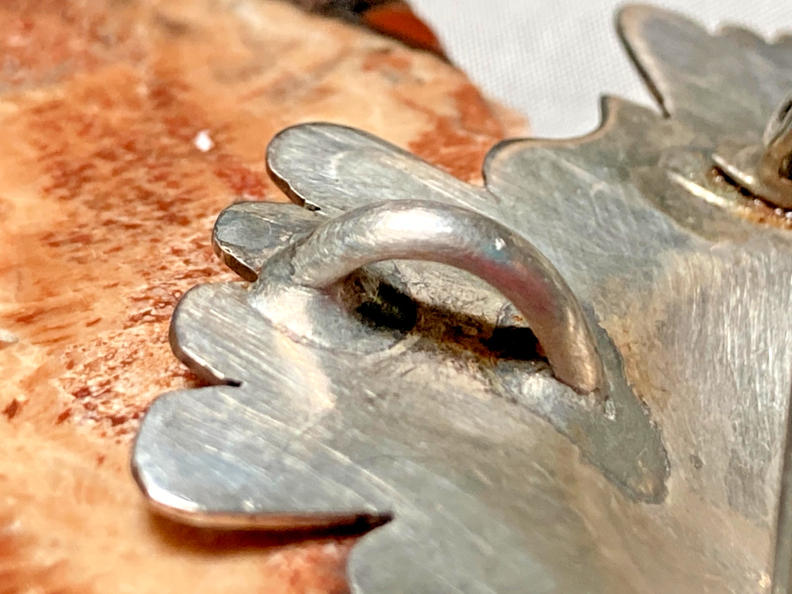 Extremely Rare Eagles Sunface Silver Pendant Renowned Navajo Artist Eddy Chaco