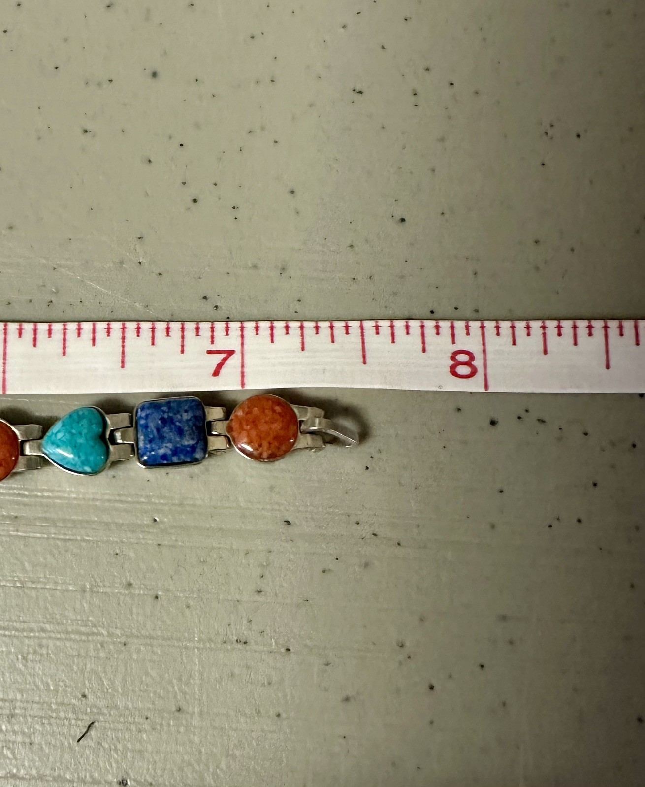 CAROLYN POLLACK Sterling Silver Lapis Lazuli Turquoise Coral REVERSIBLE Bracelet