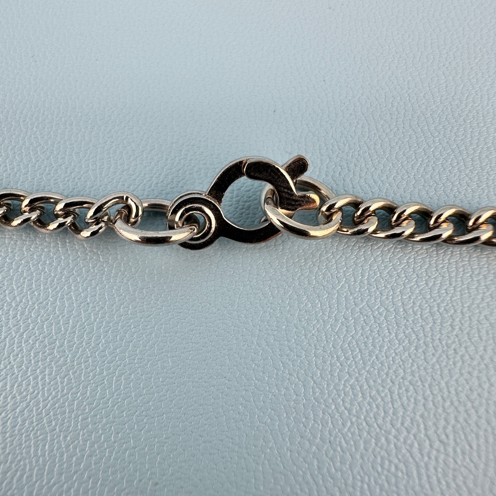 Vintage Charm Bracelet Silver Tone Sister Clasp Milwaukee Zoo Light Bulb 6.5″