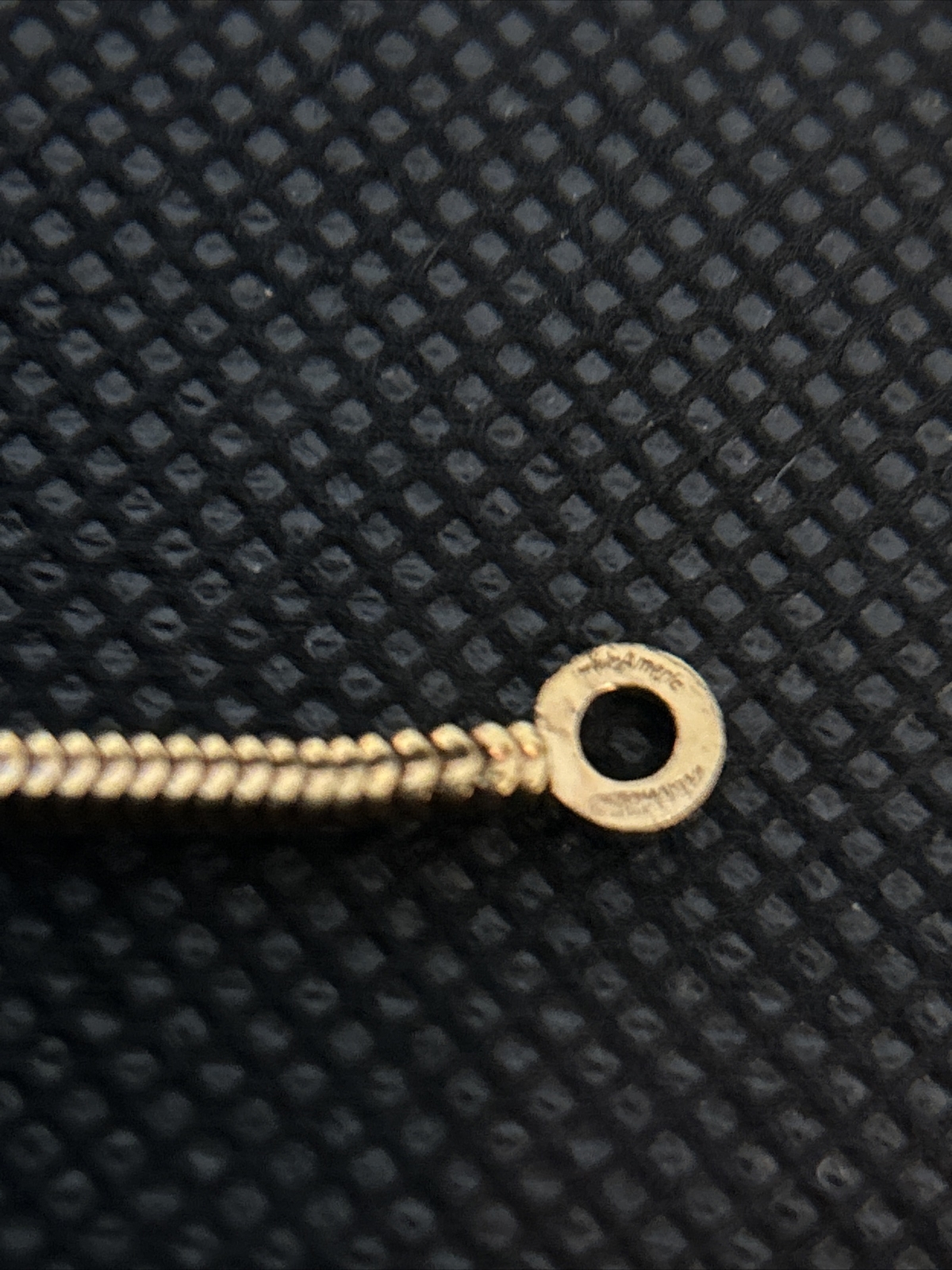 Necklace Chain Snake High Quality Gold Plated Gold Tone Americ KJ 19” GERMANY