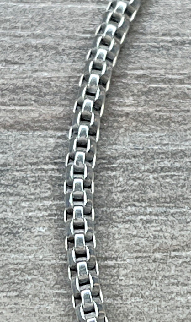 Vintage Sterling Silver 925 Italy Popcorn Style Mesh Woven Bracelet 8.5” 3g
