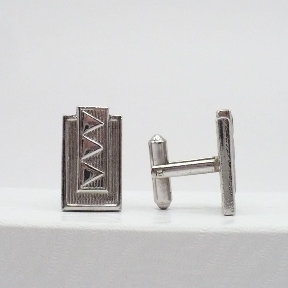 Post War Cuff Links 1950s Vintage Mid Century Cufflinks by Speidel