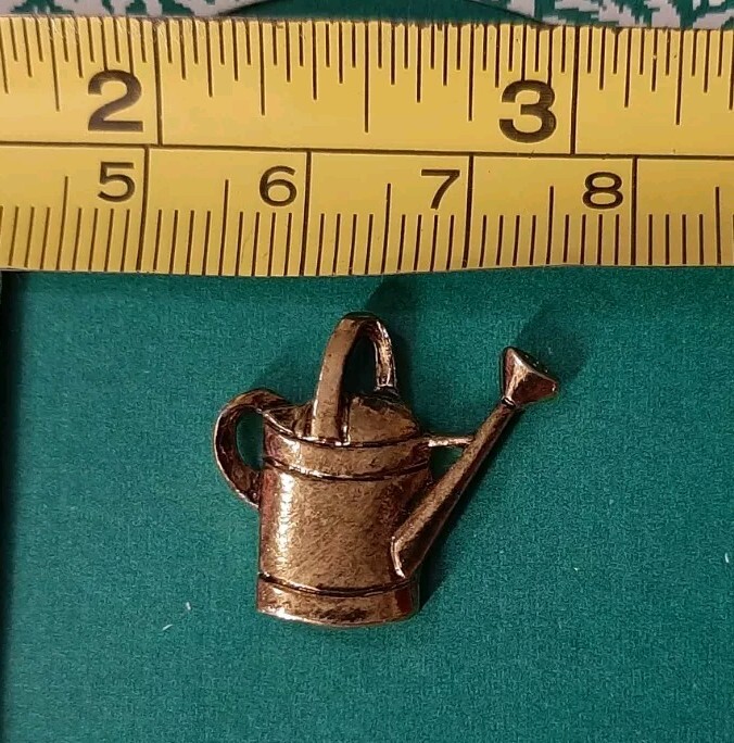 Vtg 1994 Valley Casting Gold Tone Watering Can Gardening Lapel Pin The Beauty