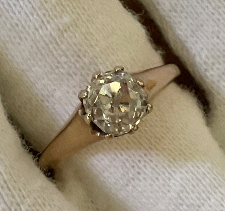 Vintage Diamond Ring – 1.32CTW Old European Cut