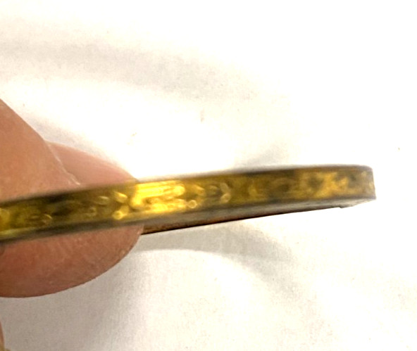 Vintage 1940s Lot of 2 Baby Bangle Bracelet 1 Stamped 12k Gold Filled & Unmarked