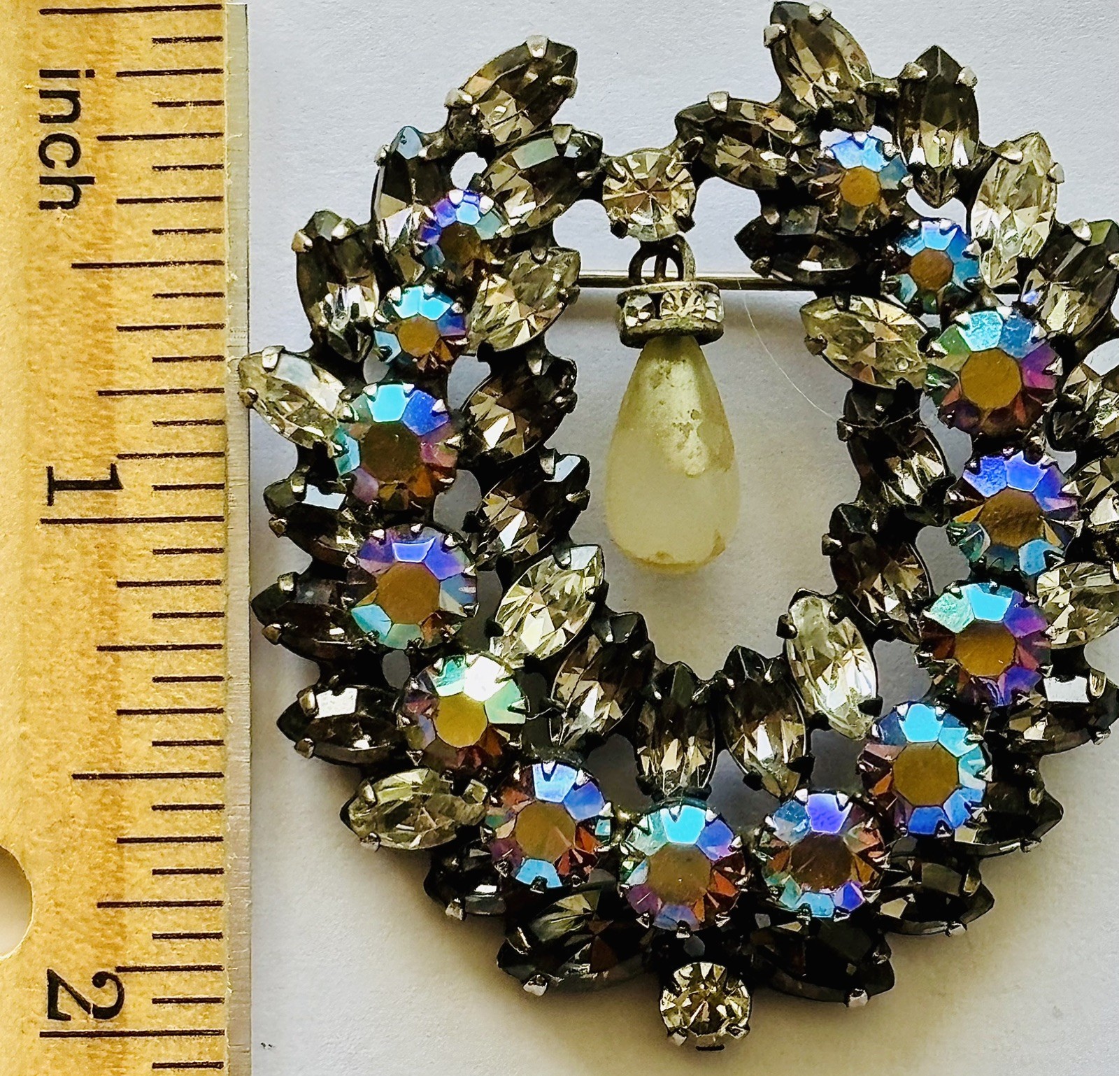 SIGNED Adele Simpson Necklace Brooches Collection 3 Pins 1940s~50s Lot Vintage