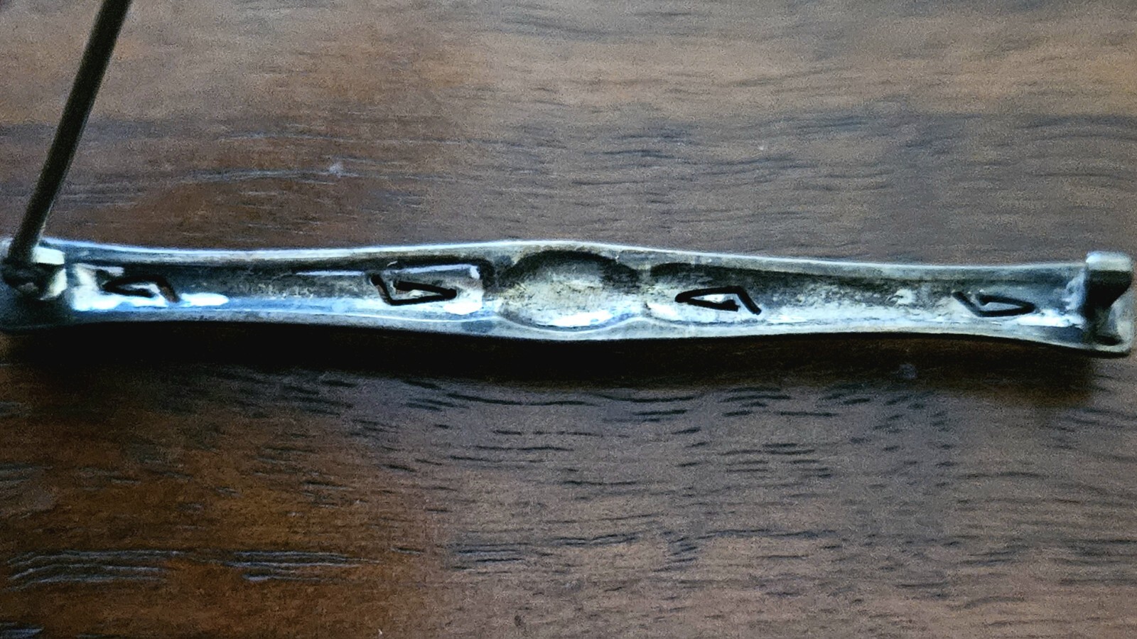 Vintage Silverite Pin Circa 1900.