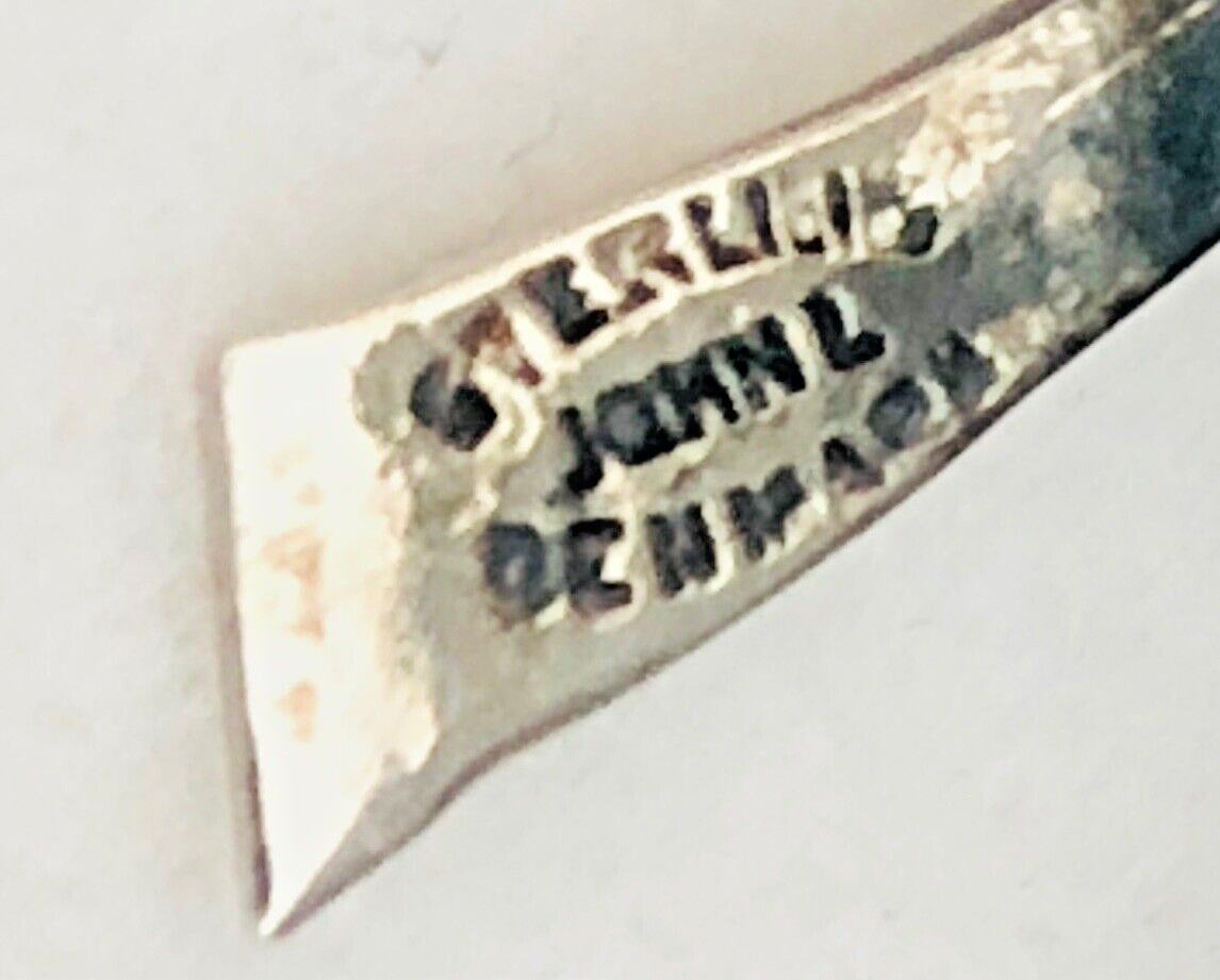 Vintage MCM Sterling Bunch Of Grapes Pin by John L (Lauritzen) Denmark 9 Gr.