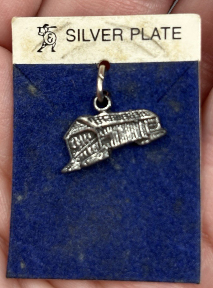 Lot of 3 Silverplate Vintage Charm Vermont State New Old Stock Covered Bridge