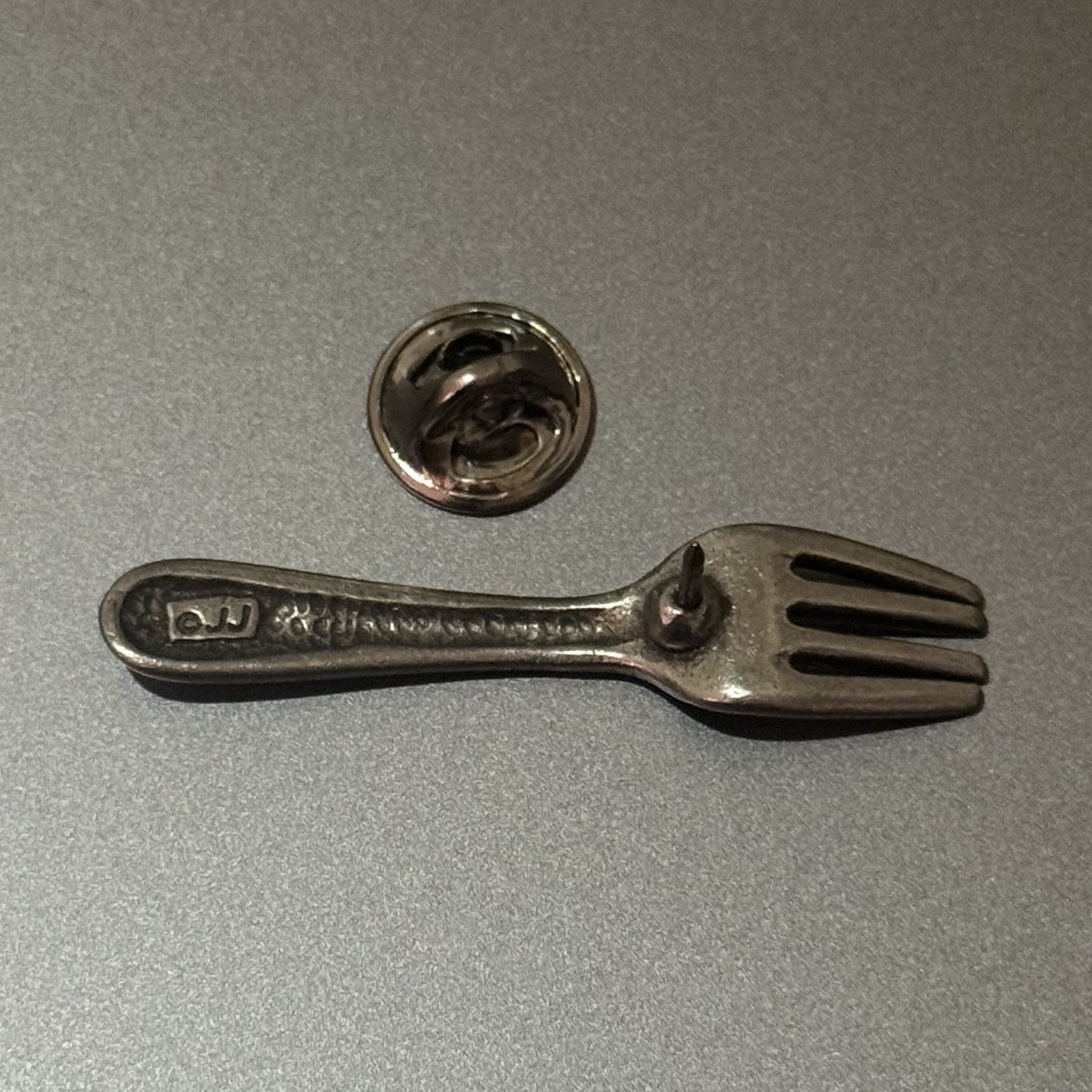Vintage JJ Jonette Silver Dinner Fork Utensil Cutlery Lapel Hat Pin – Almost 2”